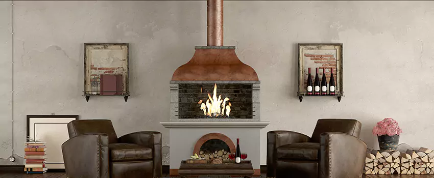 Thelin Hearth Products Providence Pellet Insert Fireplace Installation in Edinburg, TX