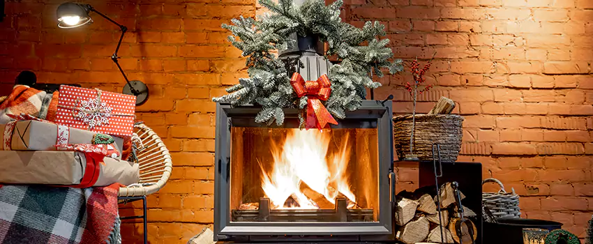 Travis Industries Linear Gas Fireplace Installation in Edinburg, Texas