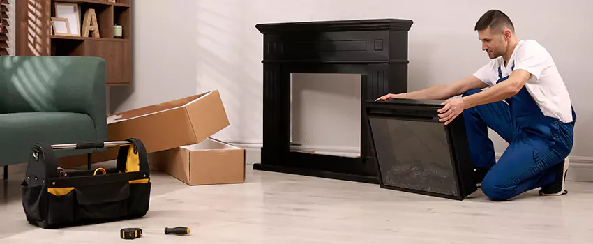 Old Rusted Metal Fireplace Repair And Replacement in Edinburg, TX