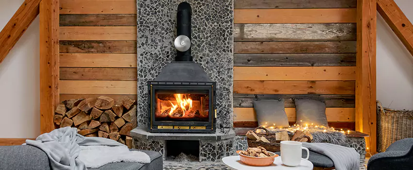 Thelin Hearth Products Direct Vent Gas Stove Fireplace Inspection in Edinburg, Texas